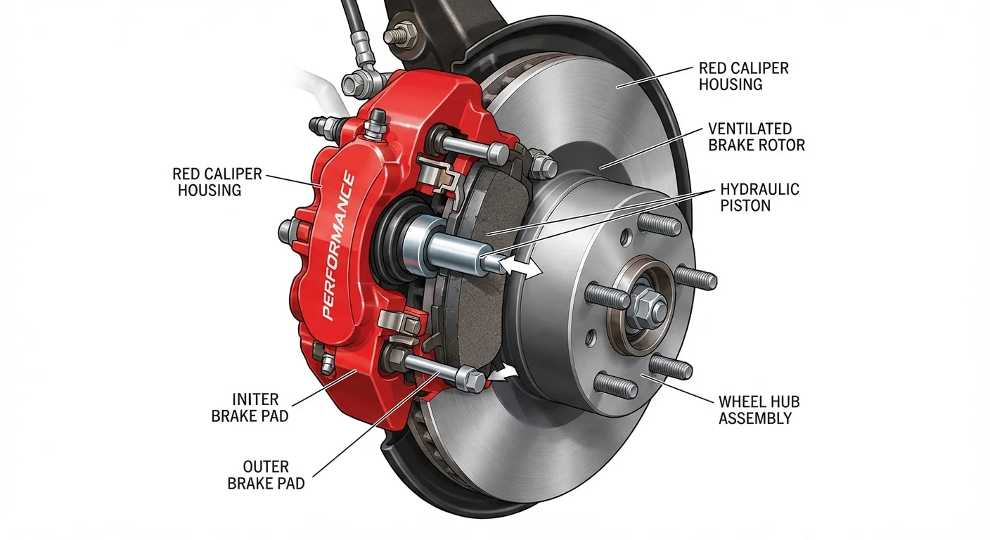 Brake Pads, Rotors, and Calipers: How the Stopping System Works