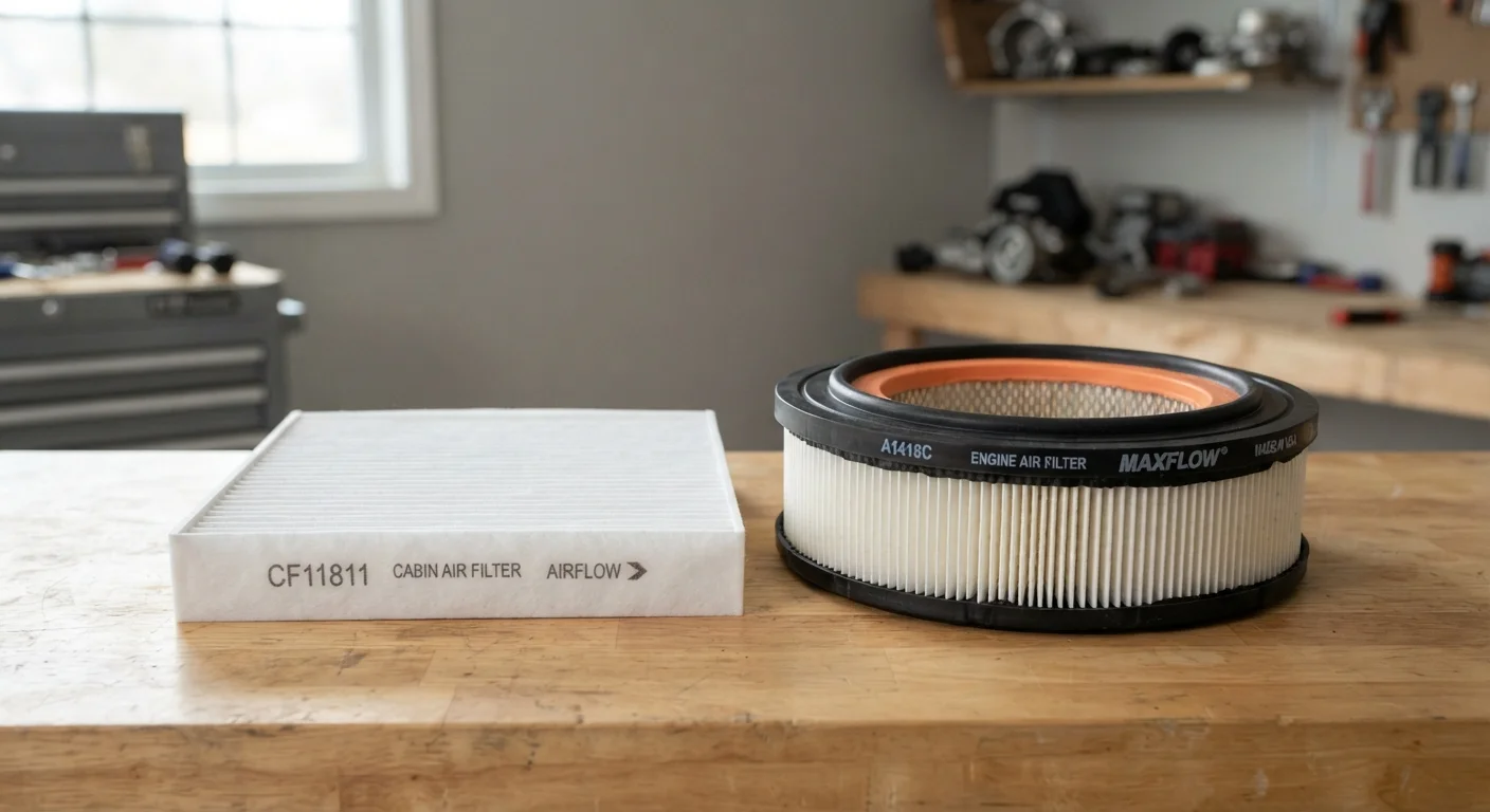 Cabin Air Filter vs. Engine Air Filter: Not the Same Job