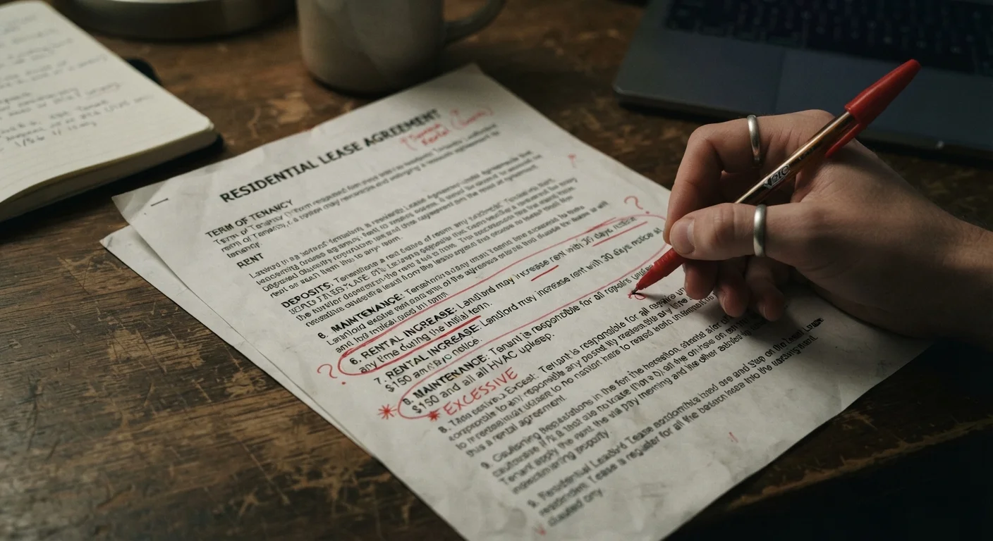 Red Flags in Rental Listings and Lease Agreements That Signal a Problem Landlord