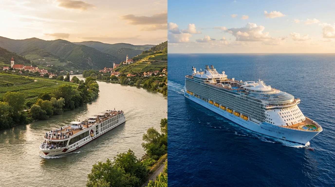 River Cruises vs. Ocean Cruises: Two Very Different Vacations