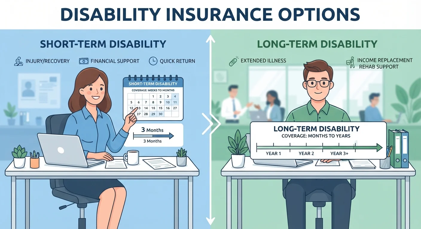 Short-Term vs. Long-Term Disability Insurance: Coverage That Protects Your Income