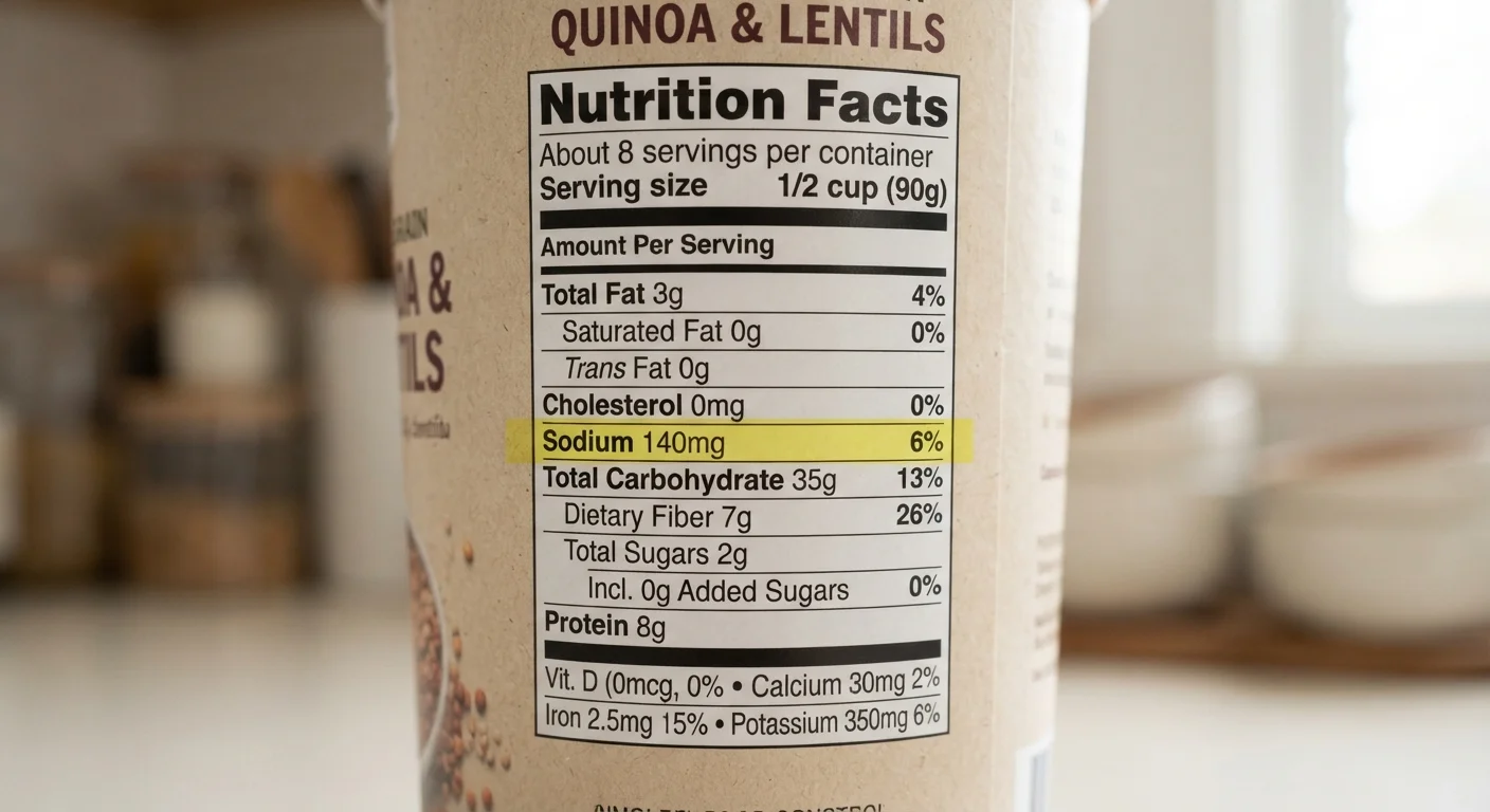Sodium on Nutrition Labels: What the Numbers Really Tell You