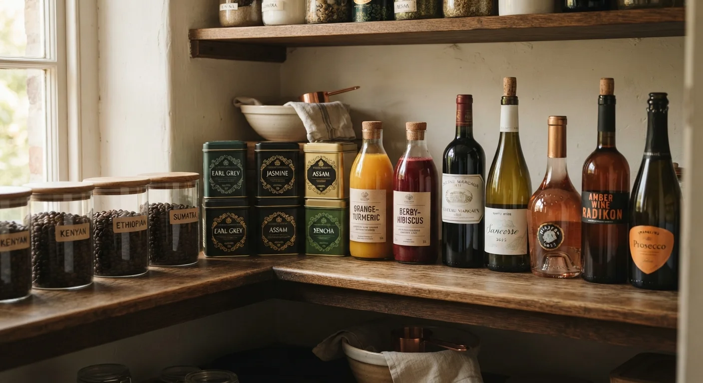 Storing Beverages at Home Without Losing Quality