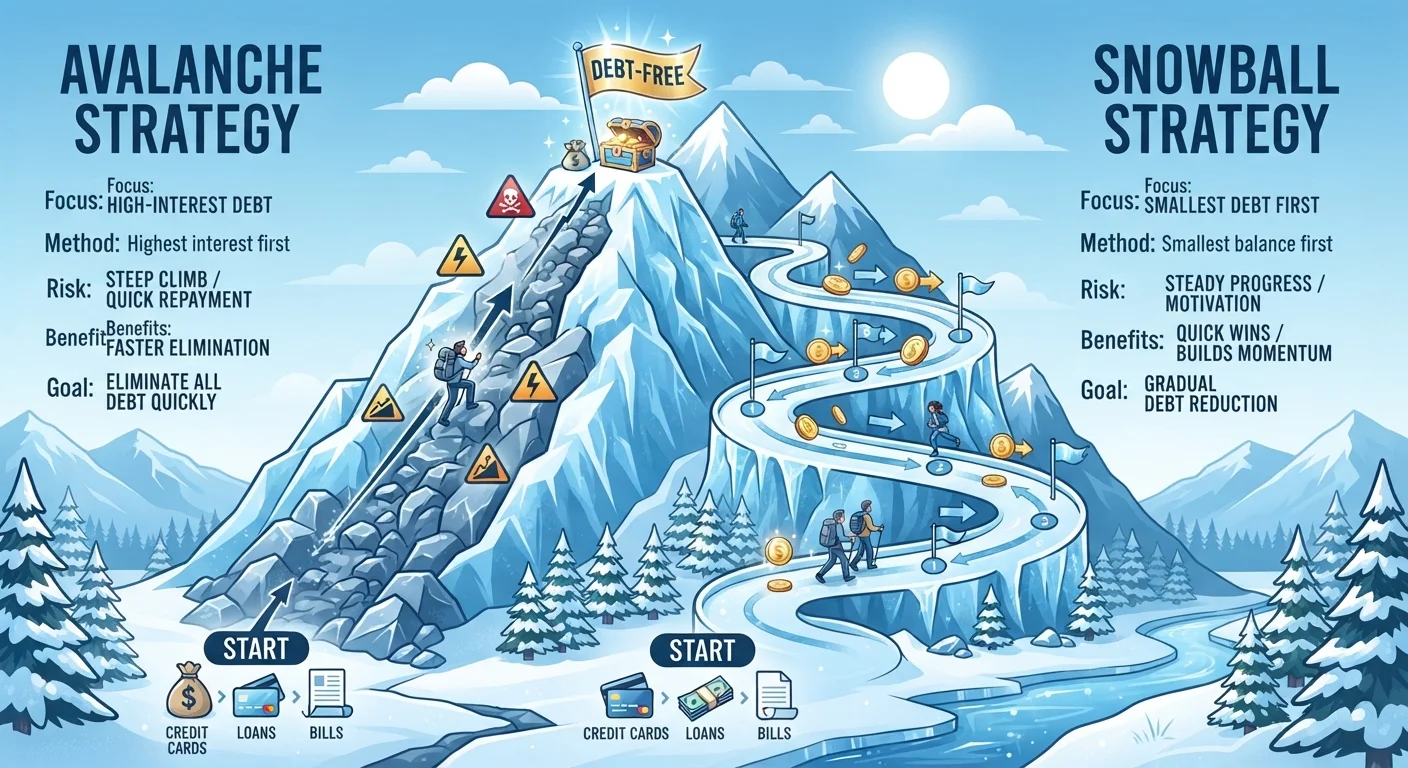The Avalanche vs. the Snowball: Two Approaches to Paying Off Debt
