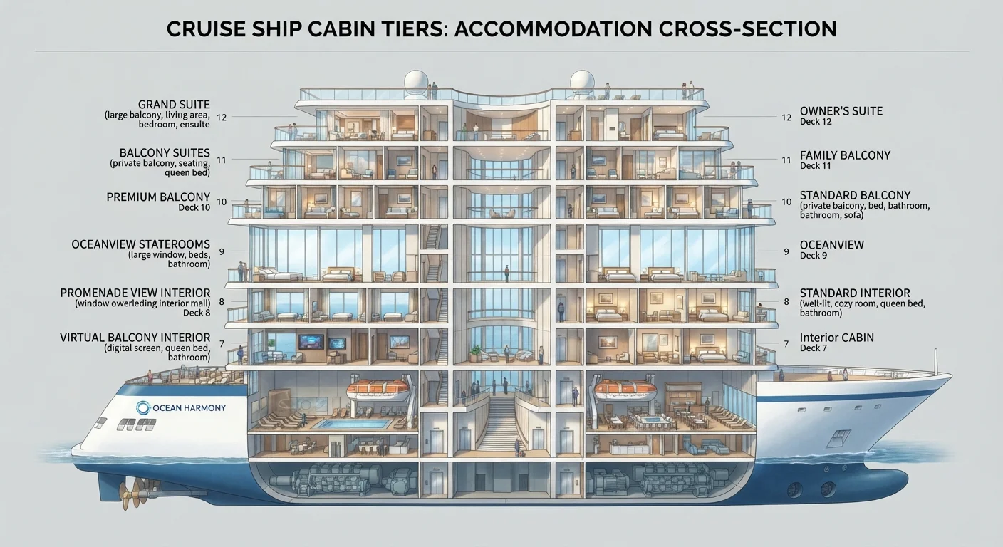 The Cruise Ship Cabin Glossary: Every Category Defined