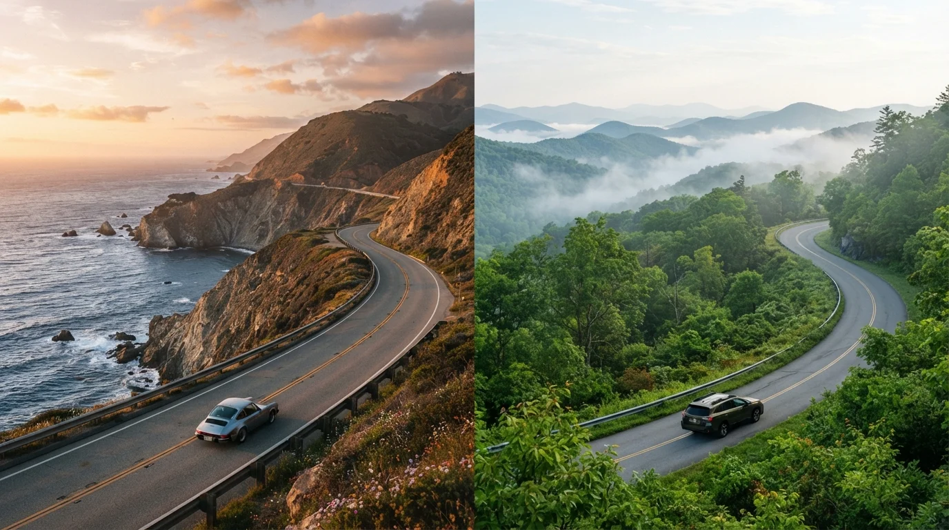 West Coast vs. East Coast Road Trips: Two Very Different Journeys