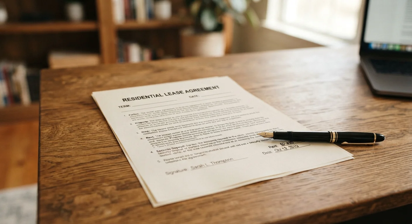 What Every Line in a Standard Lease Agreement Actually Means