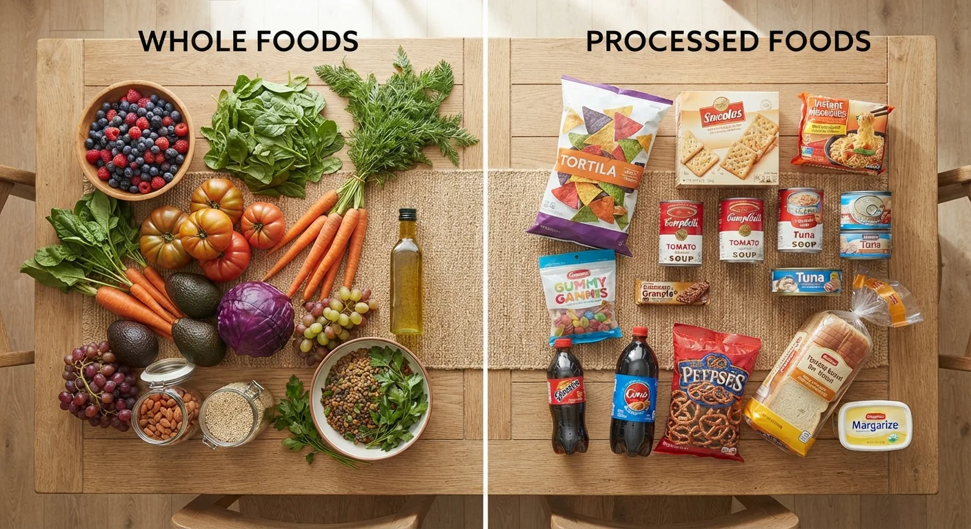 Whole Foods vs. Processed Foods: Understanding the Nutritional Trade-Offs