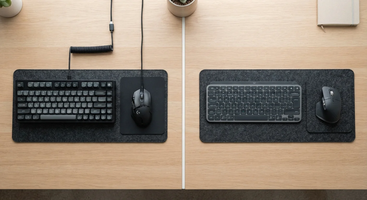 Wired vs. Wireless Peripherals: The Real Trade-Offs Beyond Cord Clutter